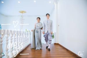 ชุดไทยเจ้าสาว ชุดไทยจักรพรรดิ์ เช่าที่แบมบี้ เวดดิ้ง ห้วยขวาง